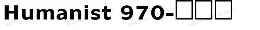 Humanist 970字体转换